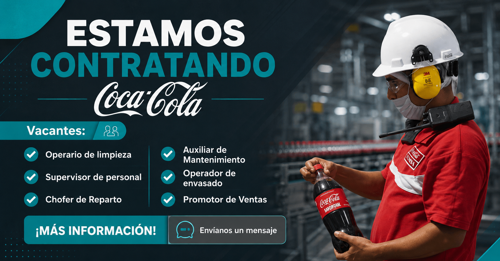Información laboral sobre Coca-Cola en México